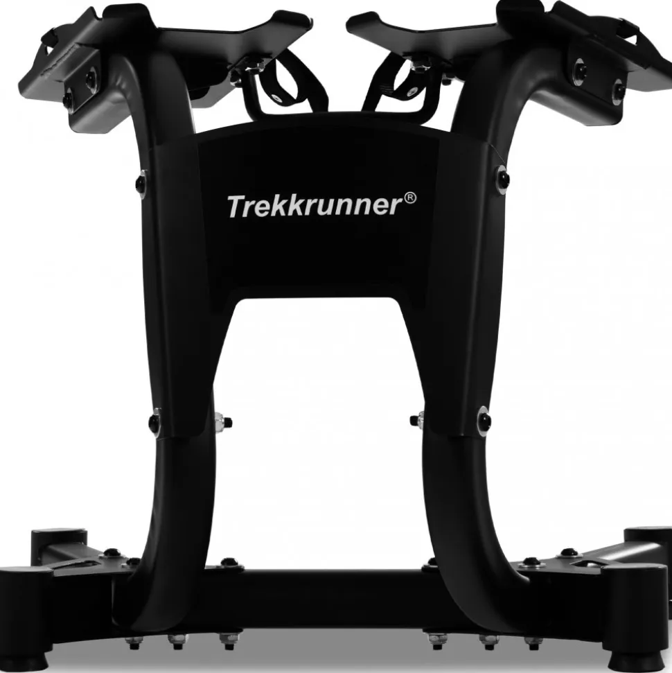Hantelställ i stål | Maxlast 2x40kg | Trekkrunner