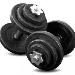 Hantlar 2x10kg | Gjutjärn | Trekkrunner