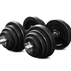 Hantlar 2x15kg ställbar vikt | Perfekt för hemmabruk | Trekkrunner