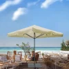 Helautomatiskt parasoll| 4x4 m |Beige