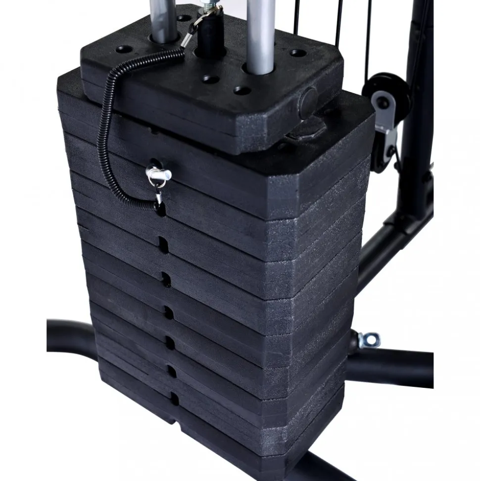 Hemmagym Slim-trainer | Komplett paket med 45kg vikter