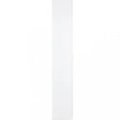 Högskåp badrum 180x30cm | Fyra hyllplan | Golvstående | Vit