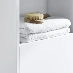 Högskåp badrum 170x35cm | Skåp & öppna hyllplan | Vit