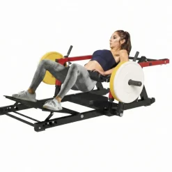 Hip Thrust-maskin | Styrketräningsmaskin i stål för gluteus | Trekkruner