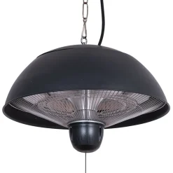 Hängande terrassvärmare | 1500W | Svart