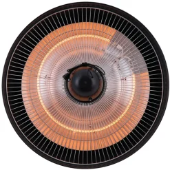 Hängande terrassvärmare | 1500W | Svart