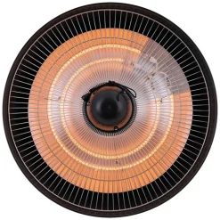 Hängande terrassvärmare | 1500W | Svart