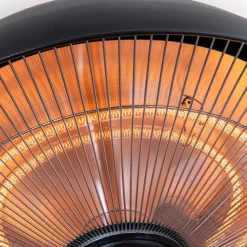Hängande terrassvärmare | 1500W | Svart