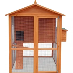 Hönshus med hönsgård | Lättstädat | Färdig byggsats | 1,9x1,7x1,6m