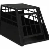 Hundbur för bil | Aluminium och MDF | 54×69×50 cm