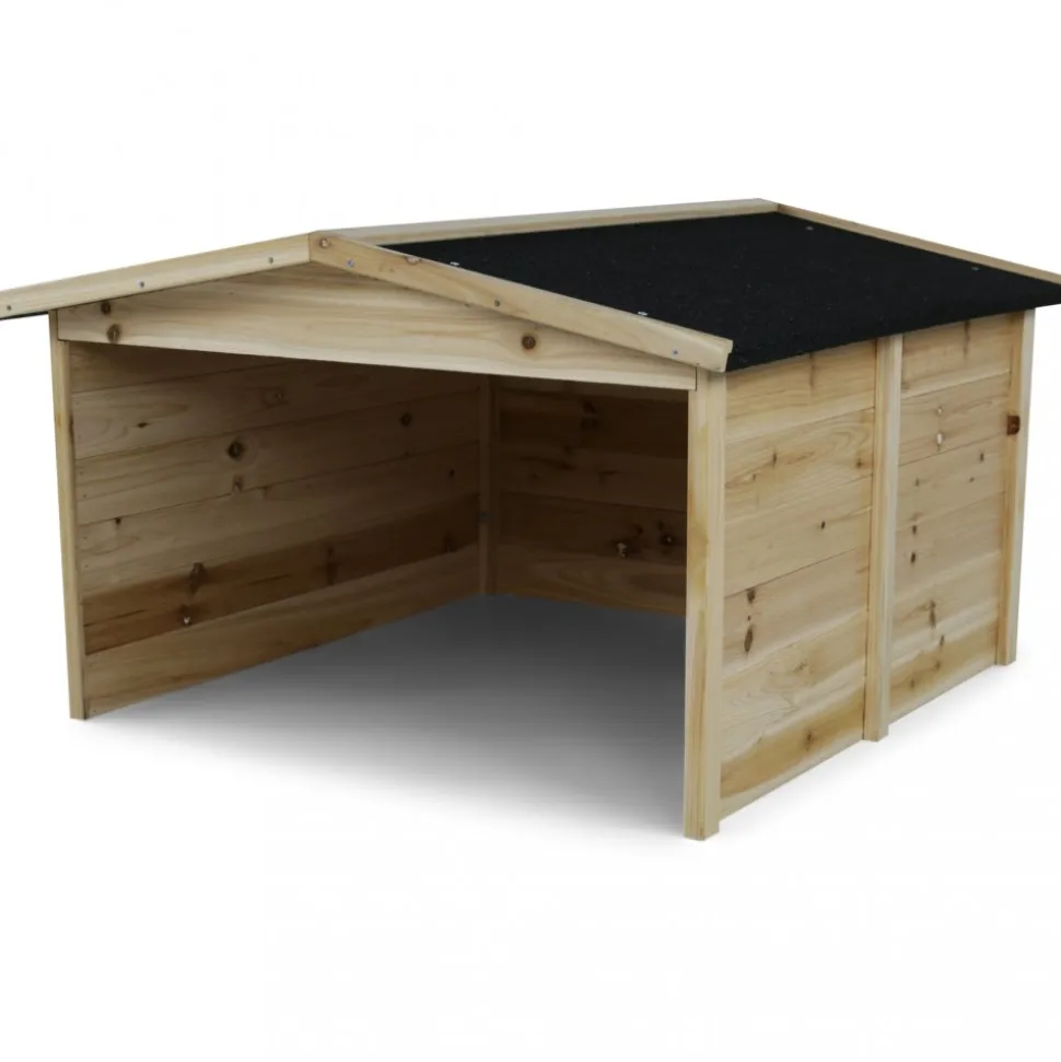 Hus/garage till robotgräsklippare - 87x80cm