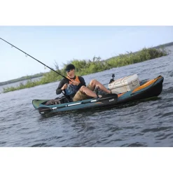 HydroForce Angler Elite Fiskekajak 380×99 cm | Fish ruler, ripstop & komplett set | Bestway (65197)