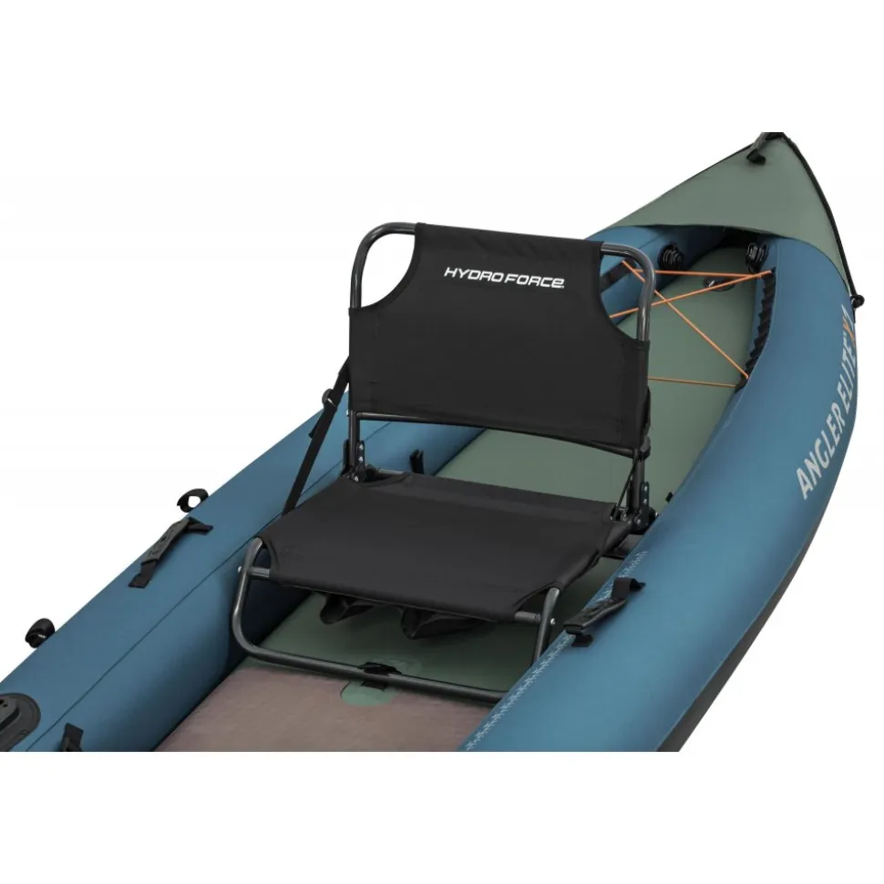 HydroForce Angler Elite Fiskekajak 380×99 cm | Fish ruler, ripstop & komplett set | Bestway (65197)