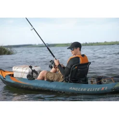 HydroForce Angler Elite Fiskekajak 380×99 cm | Fish ruler, ripstop & komplett set | Bestway (65197)