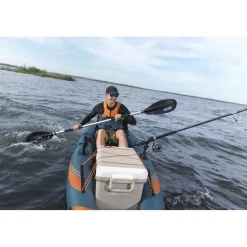HydroForce Angler Elite Fiskekajak 380×99 cm | Fish ruler, ripstop & komplett set | Bestway (65197)