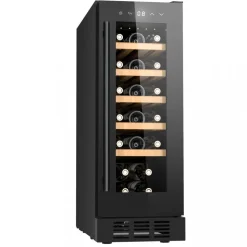 Inbyggbar vinkyl 19 flaskor | Extra tystgående | LED-belysning | 30cm smal