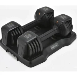 Justerbara hantlar 2x5,6 kg | Flera nivåer | Trekkrunner