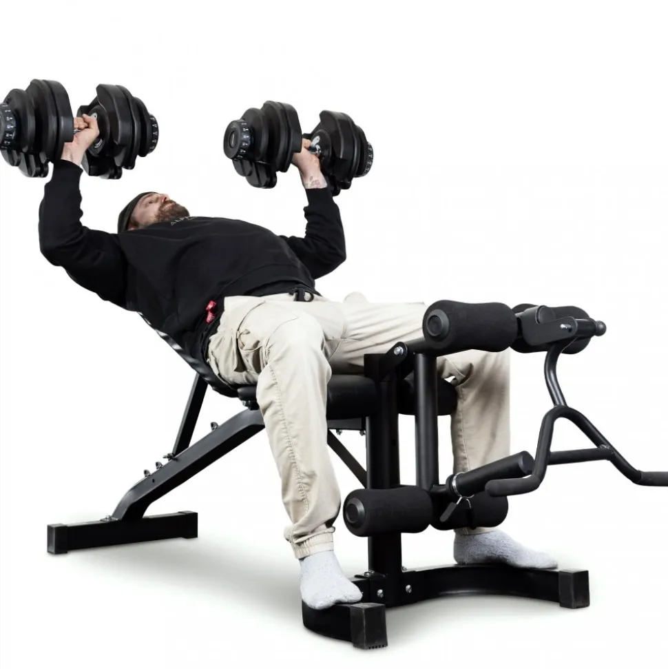 Justerbara hantlar 2x40kg med ställ | Ställbar vikt 5-40kg | Trekkrunner