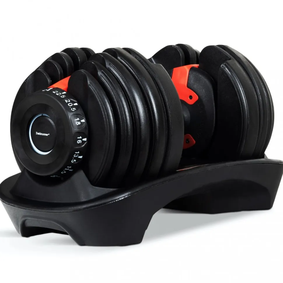 Justerbar hantel 2,5-24kg | 15 viktnivåer | Trekkrunner
