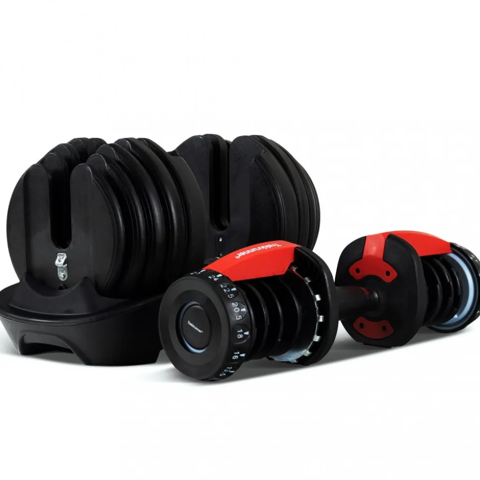 Justerbar hantel 2,5-24kg | 15 viktnivåer | Trekkrunner