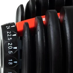 Justerbar hantel 2,5-24kg | 15 viktnivåer | Trekkrunner