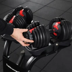Justerbar hantel 2,5-24kg | 15 viktnivåer | Trekkrunner