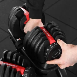 Justerbar hantel 2,5-24kg | 15 viktnivåer | Trekkrunner