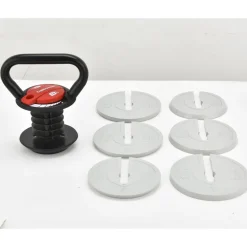 Justerbar kettlebell 3,4-18kg | 7 viktnivåer | Lyfco
