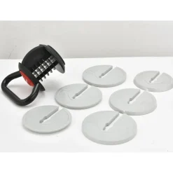 Justerbar kettlebell 3,4-18kg | 7 viktnivåer | Lyfco