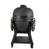 Kamadogrill Ø68 cm | Keramisk grill i matt svart med precisions­termometer