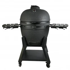 Kamadogrill Ø68 cm | Keramisk grill i matt svart med precisions­termometer