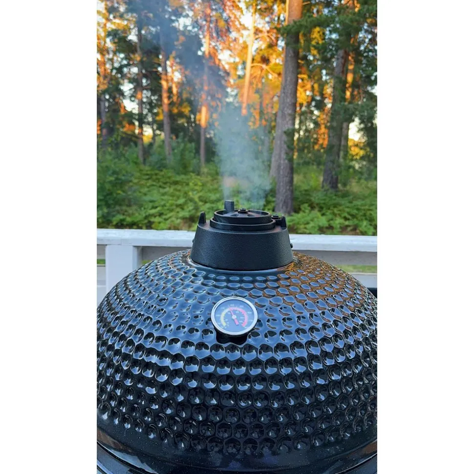 Kamado Grill | Keramisk Grill BBQ | Ø45 cm | Svart
