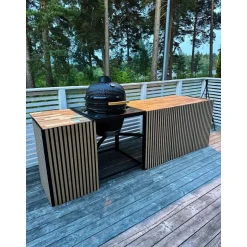 Kamado Grill | Keramisk Grill BBQ | Ø45 cm | Svart