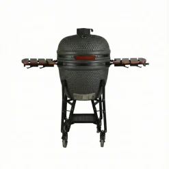 Kamado grill 23 | Keramisk kolgrill | Sidobord & termometer
