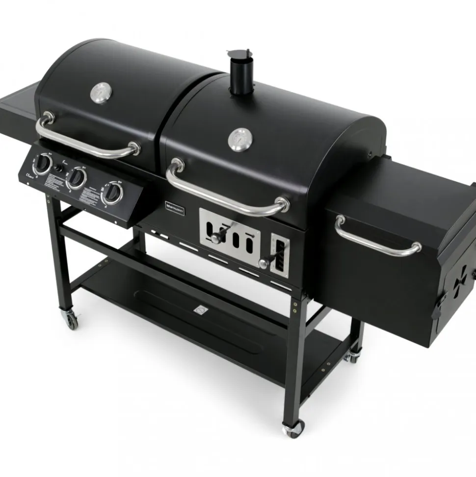 Kombinerad kol- & gasolgrill med rök | Cleaveland