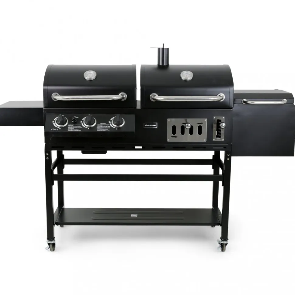 Kombinerad kol- & gasolgrill med rök | Cleaveland
