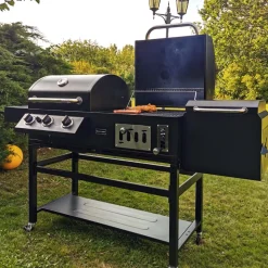 Kombinerad kol- & gasolgrill med rök | Cleaveland