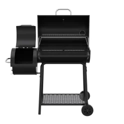 Kombinerad kolgrill & rök med skorsten och sidotunna | 2026 Memphis
