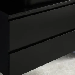 Kommod | Med tvättställ i svart design | Nimbus