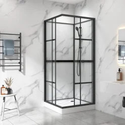 Komplett duschkabin med spröjs | Industriell design