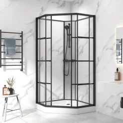 Komplett duschkabin | Sexkantig | Industriell design