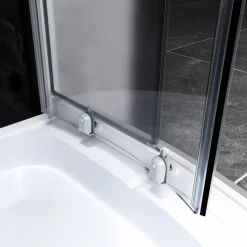 Komplett stilren duschkabin | Regndusch | Aluminium