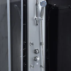 Komplett stilren duschkabin | Regndusch | Aluminium