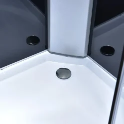 Komplett stilren duschkabin | Regndusch | Aluminium