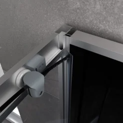 Komplett stilren duschkabin | Regndusch | Aluminium
