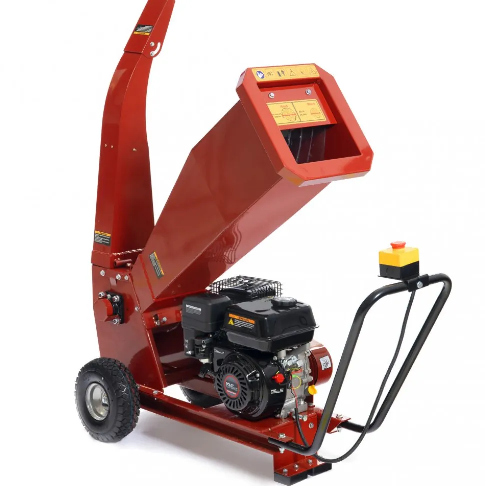 Kompostkvarn / Flismaskin 6,5 Hk | Bensindriven Loncinmotor