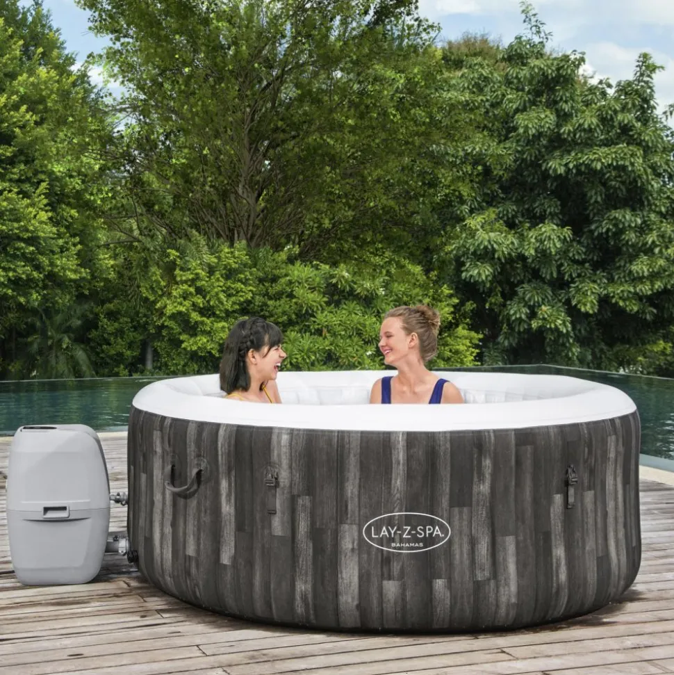 Lay-Z Spa Bahamas AirJet | Bestway uppblåsbart spabad 2-4 personer