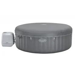 Lay-Z-Spa Santorini Smart HydroJet Pro 7 (216x80 cm) | Uppblåsbart spabad för 7 personer | 6001T