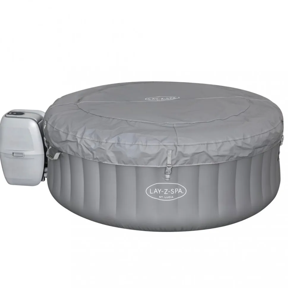 Lay-Z Spa St.Lucia AirJet | Bestway uppblåsbart spabad 2-3 personer