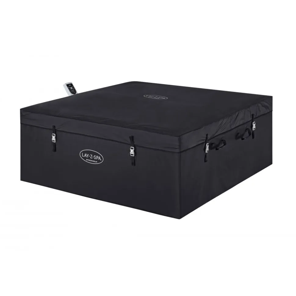 Lay-Z-Spa Stockholm ThermaCore UltraFit | Spabad med WiFi 46 pers (60229)